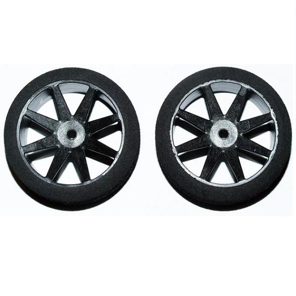Pair 26mm CAPRICORN CARBON Tyre KYOSHO wheel-Official price: 8,0